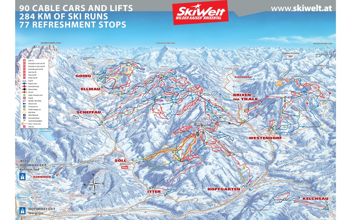 skiwelt-wilder-kaiser-ski-map