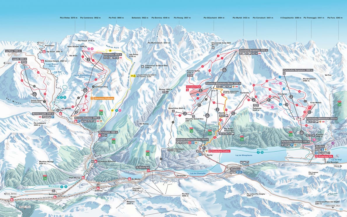corvatch-ski-map